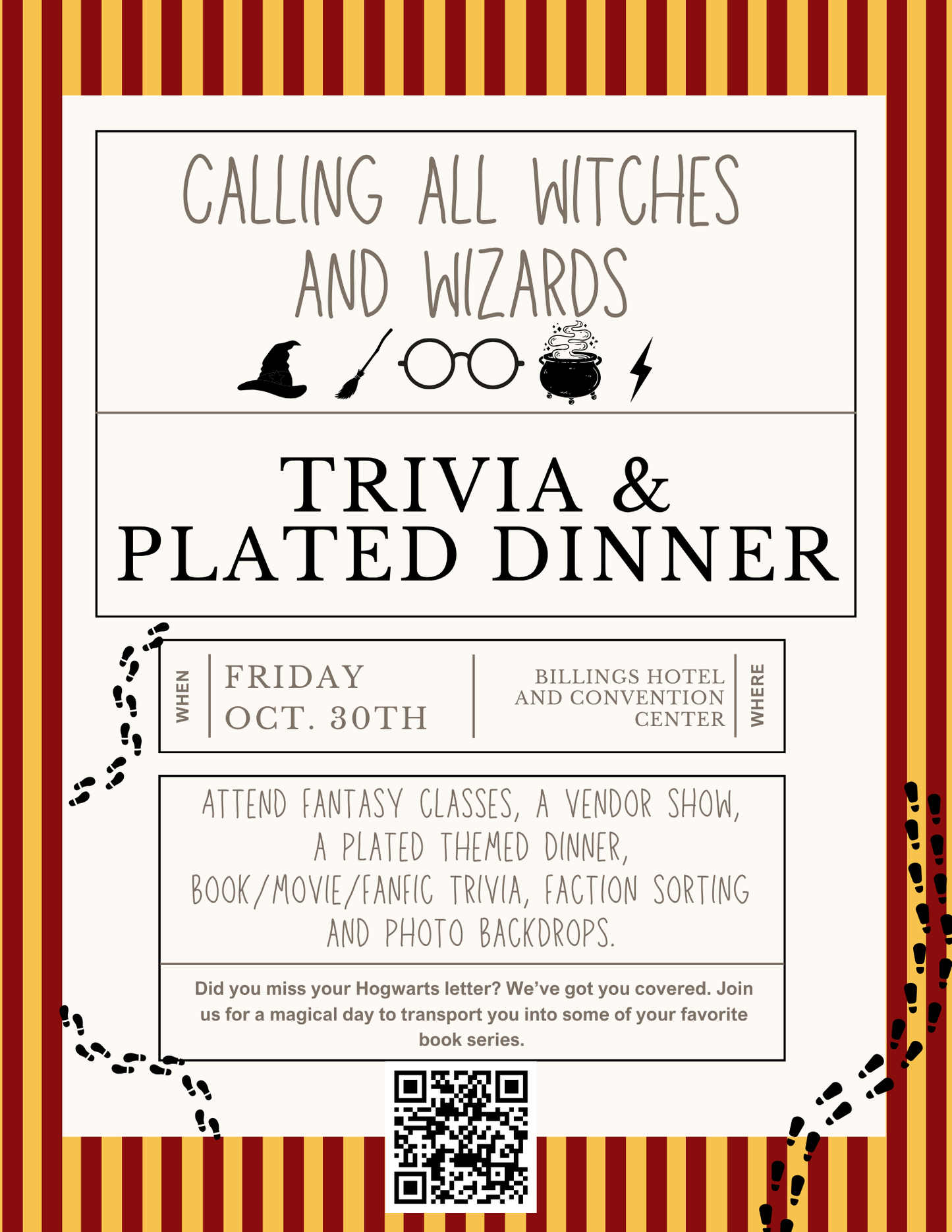 Harry Potter Trivia & Plated Dinner